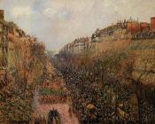 卡米耶 毕沙罗 : Boulevard Montmartre, Mardi-Gras